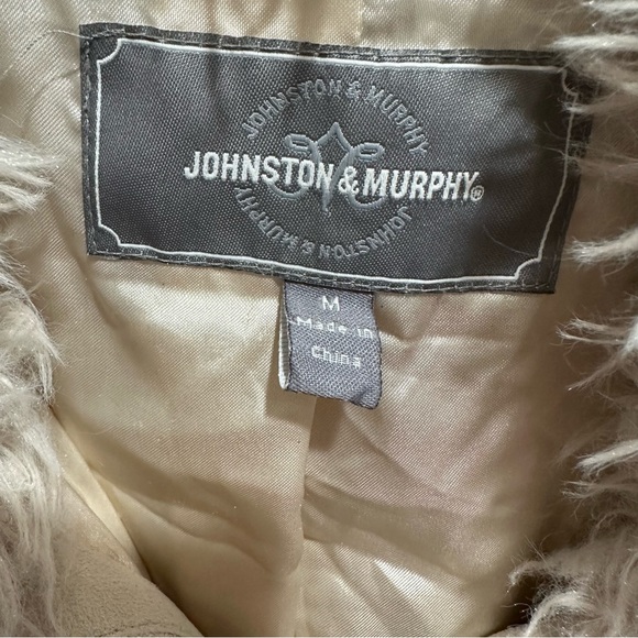 Johnston & Murphy faux fur shag coat - Picture 2 of 8